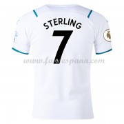 Camisetas De Futbol Manchester City Raheem Sterling 7 Segunda Equipación 2021-22..